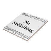 Victoriaans aanmeldgegevens niet opvragen tegeltje (Zijkant)