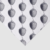 /Victoriaans aardbeiengravering Tissuepapier (Detail)