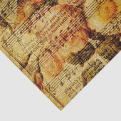 Victoriaans achtergrond voor Waterverf muziekblad Tissuepapier (Detail)