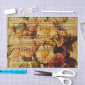 Victoriaans achtergrond voor Waterverf muziekblad Tissuepapier (Craft)