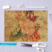 Victoriaans achtergrond voor Waterverf muziekblad Tissuepapier (Craft)