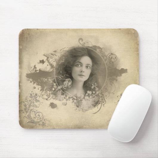 Victoriaans actrice Miss Doro Mousepad Muismat (Met muis)