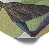 Victoriaans afdruk  omheinen. poster (Hoek)