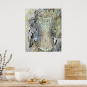 Victoriaans afdrukken poster (Keuken)