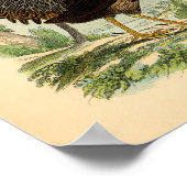 Victoriaans afdrukserver voor boeren Poster (Hoek)