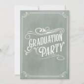 Victoriaans Afstuderen Invitation Afstudeerder Pa Kaart (Voorkant)