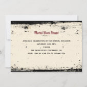  Victoriaans Afstuderen Kaart (Achterkant)