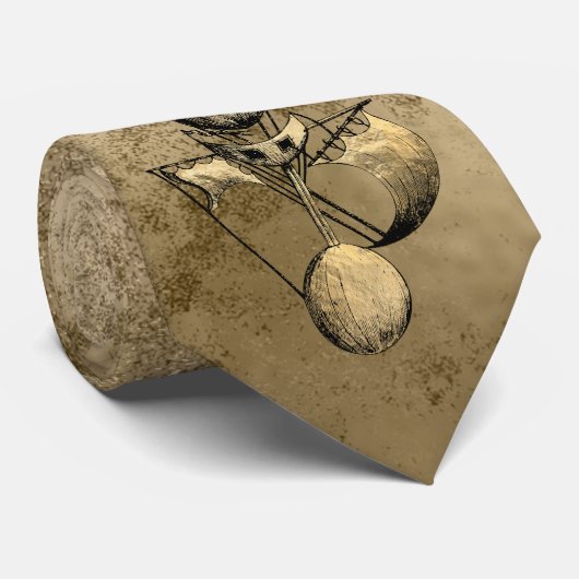 Victoriaans Aged Steampunk  Industrial Stropdas (Opgerold)