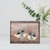 Victoriaans Aliens Post Card Briefkaart (Staand voorkant)