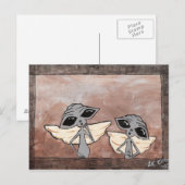 Victoriaans Aliens Post Card Briefkaart (Voorkant / Achterkant)