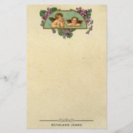  Victoriaans Angel Art | Aangepast  papier