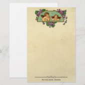  Victoriaans Angel Art | Aangepast  papier (Voorkant / Achterkant)