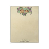  Victoriaans Angel Art | Aangepast  papier Notitieblok (Linkerzijde)