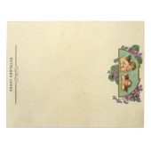  Victoriaans Angel Art | Aangepast  papier Notitieblok (Voorkant)