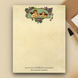  Victoriaans Angel Art   Aangepast  papier Notitieblok