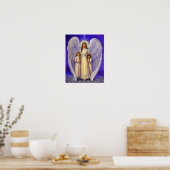 Victoriaans angel art poster meisjes voogd (Keuken)
