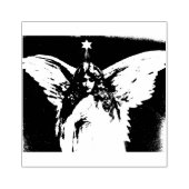 Victoriaans Angel Art Stamp, mooie vrouw vleugels Rubberstempel (Afrduk)
