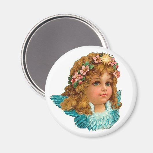 Victoriaans Angel -braal-Pasen Magneet (Voorkant / Achterkant)