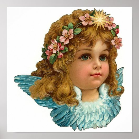 Victoriaans Angel -braal-Pasen Poster (Voorkant)