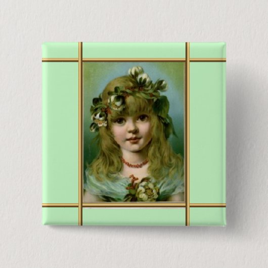 Victoriaans Angel Button (Voorkant)