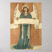  Victoriaans Angel door William Morris Poster (Voorkant)