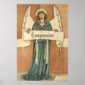  Victoriaans Angel door William Morris Poster (Voorkant)