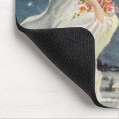 Victoriaans Angel met sterren voor kerstmis met st Muismat (Hoek)