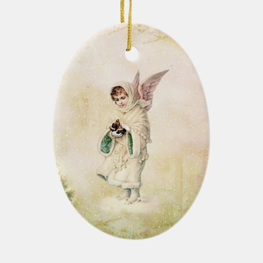 Victoriaans Angel Ornament (Achterkant)