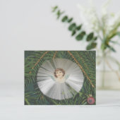 Victoriaans Angel Ornament Briefkaart dat door de (Staand voorkant)