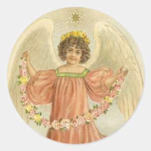 Victoriaans Angel Star Stickers zegels