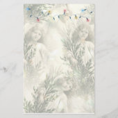 Victoriaans Angel Stationery Briefpapier (Achterkant)