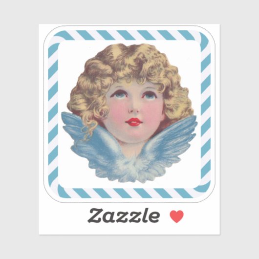 Victoriaans Angel Sticker (Vel)