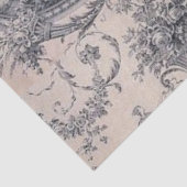 Victoriaans Antiek, blauw en wit ontkoppeld materi Tissuepapier (Detail)