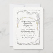 Victoriaans Antiek uitnodiging tot weddenschap (Voorkant)