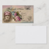 Victoriaans Antiek Visitekaartje met stijl (Voorkant / Achterkant)