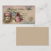  Victoriaans Antiek Visitekaartje met stijl (Voorkant / Achterkant)