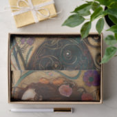 VICTORIAANS ANTIQUE DAMESSCHEMA KNIPSEL PAPIER (Geschenk)