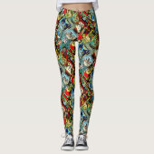 Victoriaans antropomorfe katten in oorzakelijke kl leggings (Voorkant)