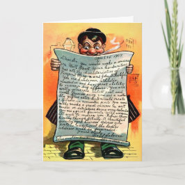 Victoriaans April Fools Day Kaart