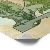 *~* Victoriaans AR23 Vrouw Beach Art Nouveau Poster (Hoek)