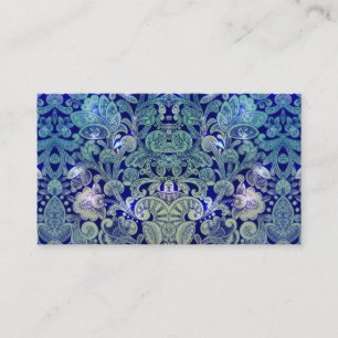 Victoriaans Arabesk, ALAMEDA - marine & Zee Green Visitekaartje
