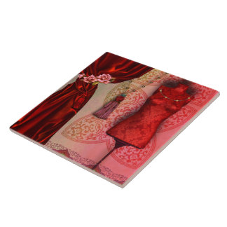 Victoriaans Arabesk, OPHELIA - Gothique Tegeltje