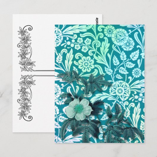 Victoriaans Arabesque, FARRAH Briefkaart (Voorkant / Achterkant)