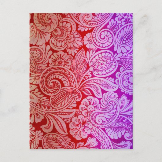 Victoriaans Arabesque, HALYDON Briefkaart (Voorkant)