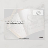 Victoriaans architect's rekenhandleiding en liniaa briefkaart (Achterkant)