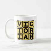 Victoriaans, architecturale stijl koffiemok (Links)