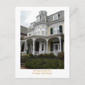 Victoriaans architectuur briefkaart (Voorkant)