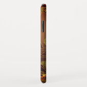 Victoriaans art nouveau floral frieze elegant brui Case-Mate iPhone case (Achterkant/rechts)