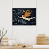 Victoriaans Art Nouveau, Gladiator-cycli Poster (Keuken)