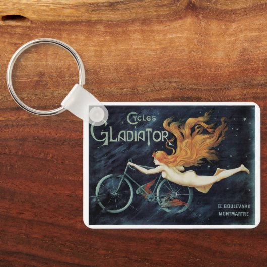  Victoriaans Art Nouveau, Gladiator-cycli Sleutelhanger (Achterkant)